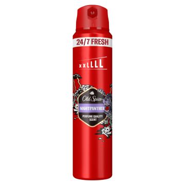 Old Spice Night Panther, dezodorans u spreju, 250 ml