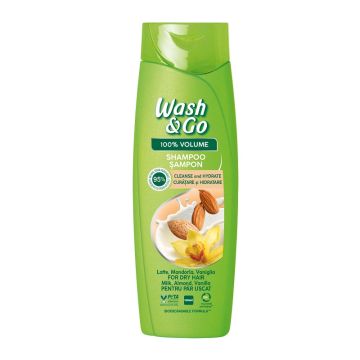 Wash & Go vanila šampon za kosu 360 ml