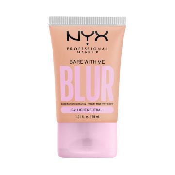 NYX Professional Makeup Bare with me blur tint mat tečni puder 04 it neutral