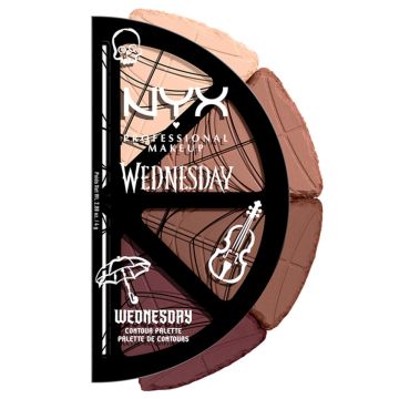 NYX Professional Makeup Wednesday stained glass paleta kontura