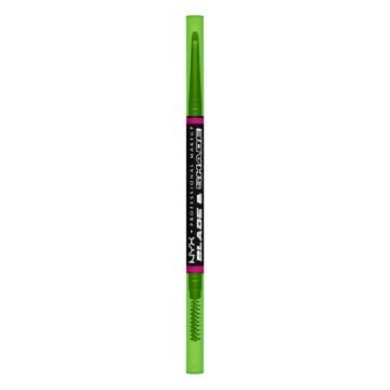 NYX Professional Makeup Blade & Shade olovka za obrve 12 Black