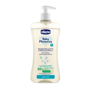 Chicco Baby Moments normal 2u1 kupka i šampon 500ml