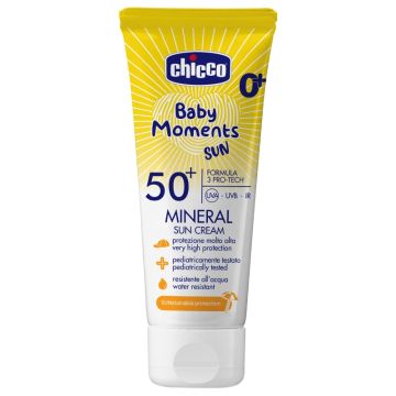 Chicco mineralna krema za sunčanje SPF50+, 75ml