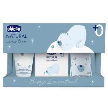 Chicco Natural Sensation set (kupka i šampon+losion+parfemska voda)
