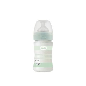Chicco WB staklena flašica 150ml, silikon,unisex