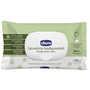 Chicco biorazgradive vlažne maramice 60kom sa poklopcem