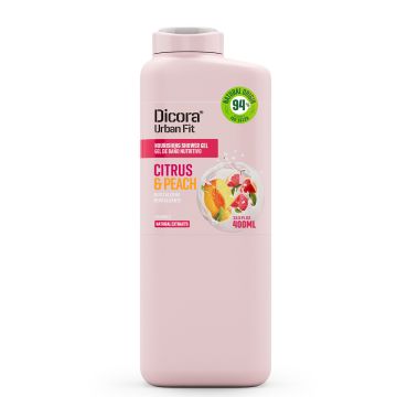 Dicora Urban Fit gel za tuširanje vitamin C, citrusi i breskva 400ml