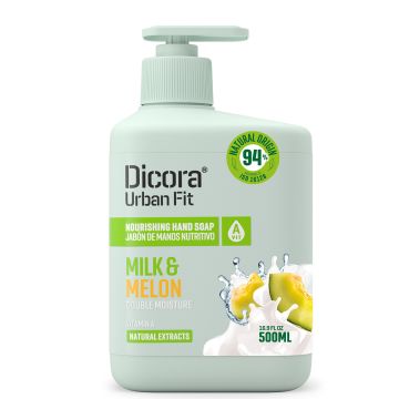 Dicora Urban fit tečni sapun za ruke vitamin A, mleko i dinja 500ml