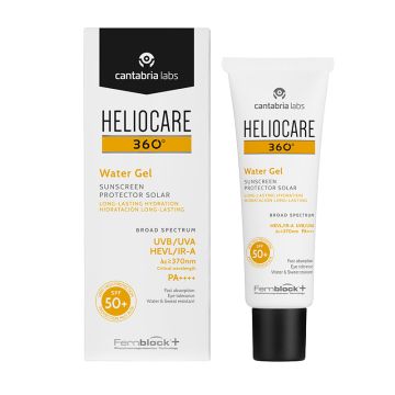 Heliocare 360° Water Gel sunscreen long lasting hydration SPF 50+, 50ml