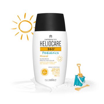 Heliocare 360° Pediactrics Mineral sunscreen sensitive and atopic skin SPF 50+, 50ml