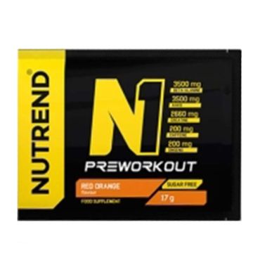 Nutrend n1 pre-workout 17g, red orange