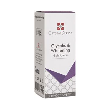 Crystal Derma Glycolic & whitening night cream 30ml