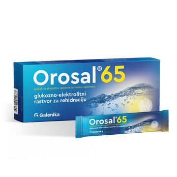 Orosal glukozno-elektrolitni rastvor za rehidraciju, 5 kesica