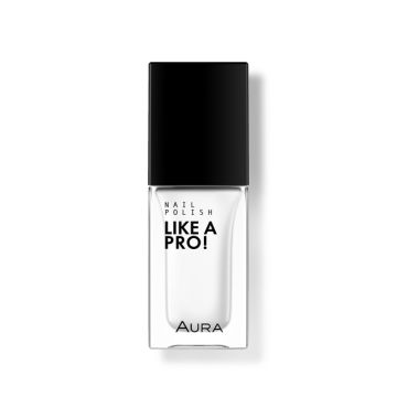 AURA Like a PRO! lak za nokte 100 BRIGHT WHITE, 9,5ml