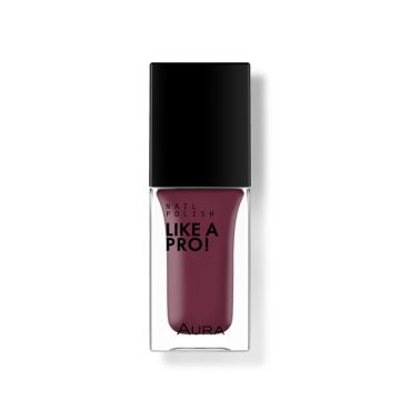 AURA Like a PRO! lak za nokte 122 DARK RED, 9,5 ml