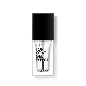 Aura Like a pro! Top coat gel effect, 9,5 ml