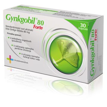 Pharmanova Gynkgobil forte 30x80mg kapsule