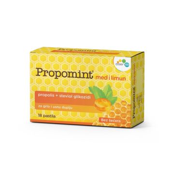 Propomint med i limun pastile A18
