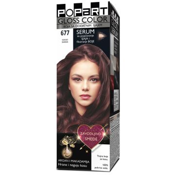 Popart Gloss Color 677 kakao smeđa
