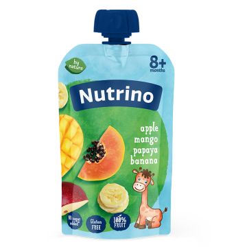 Nutrino voćni pire jabuka,mango,papaja,banana 100g