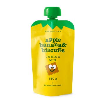 Nutrino lab junior mix jabuka, banana i keks 180gr