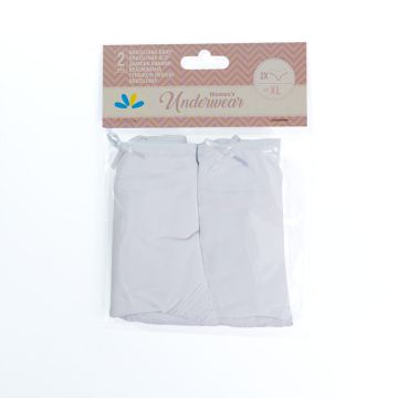 Lilly basic set gaćica brasiliana sa čipkom bele XL