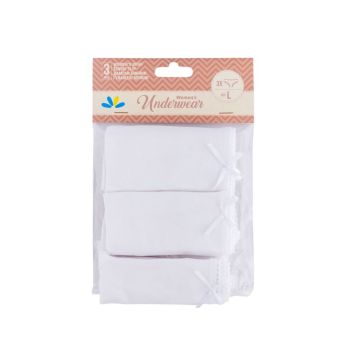 Lilly basic set gaćica classic bele 3 kom L