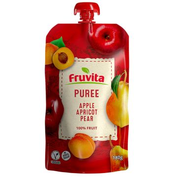 Fruvita voćni pire jabuka, kajsija i kruška 180g