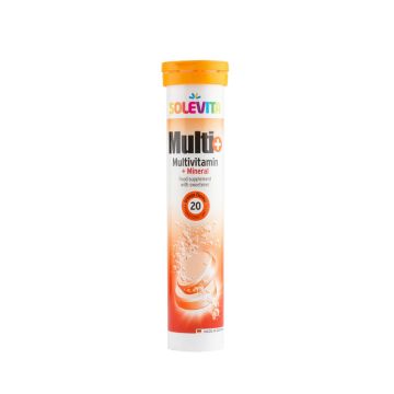 Solevita Mulitivitamin + mineral šumeće tablete, 20 kom