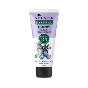 Velnea Natural blueberry & acai uljana krema za telo 200ml