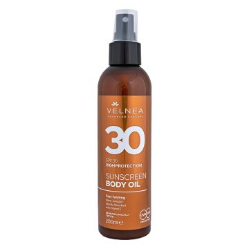 Velnea sun  ulje za brzo tamnjenje spf30 200ml