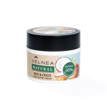 Velnea Natural coconut & rice buter za telo 200ml