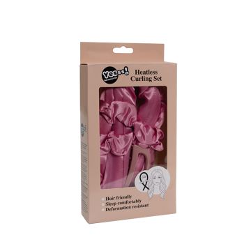 Yesss! uvijač za kosu roze set