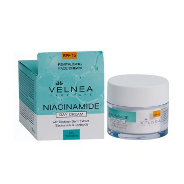 Velnea dnevna krema za lice sa niacinamidom spf15 50ml