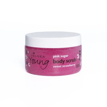  Velnea Young pink sugar piling za telo 250ml