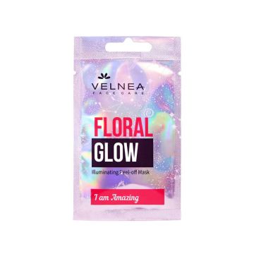 Velnea holo floral glow peel-off maska za lice 7g