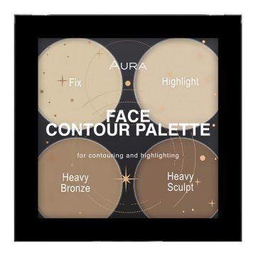 Aura paleta za konturisanje lica - Dark