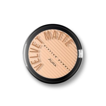 Aura kompaktni puder Velvet matte 312 Beige 