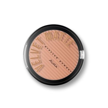 Aura Kompaktni puder Velvet matte 315 Toffee 