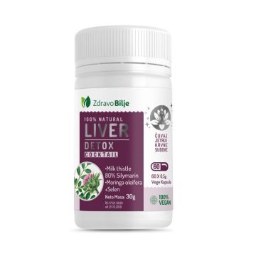 Zdravo bilje Liver Detox Coctail 60 kapsula/30 gr, za zaštitu jetre i detoksikaciju
