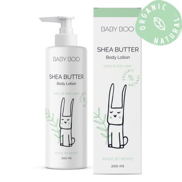 Baby Boo prirodni i organski losion za telo sa ši buterom 200ml