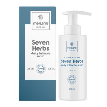 Me&she seven herbs gel za svakodnevnu negu intimne regije 125ml