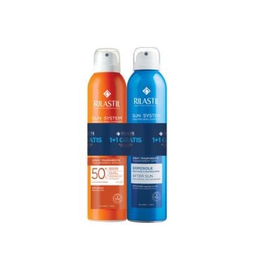 Rilastil sun transparentni sprej spf 50 200ml+sprej posle sunčanja 200ml