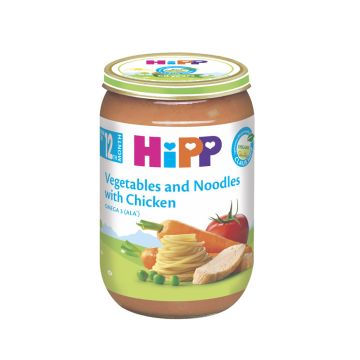 Hipp povrće sa testeninom i piletina 220 gr