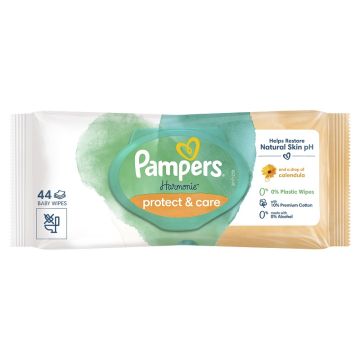 Pampers Harmonie Protect & Care vlažne maramice, 44 komada