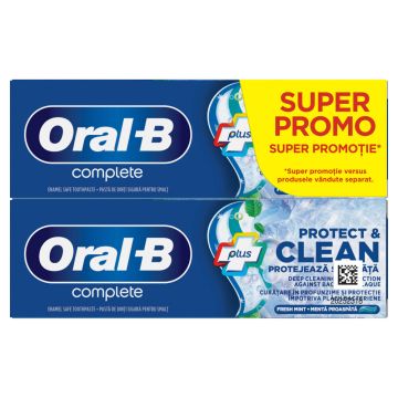 Oral-B Complete Protect & Clean Pasta za zube, 2x75ml