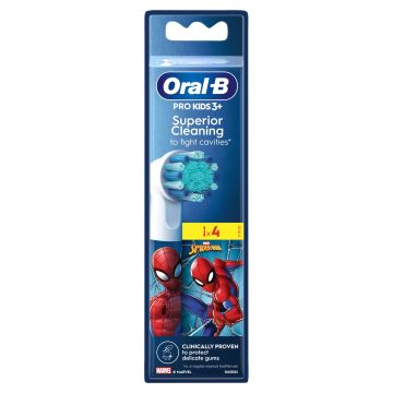 Oral B Spiderman nastavak za dečiju električnu četkicu, 4 komada