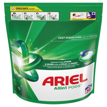 Ariel All in one PODS Mountain Spring, kapsule za pranje veša, 50kom