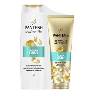 Pantene Pro-V Aqualight promo pakovanje (šampon za masnu kosu, 400 ml i 3 Minute Miracle regenerator 220ml)