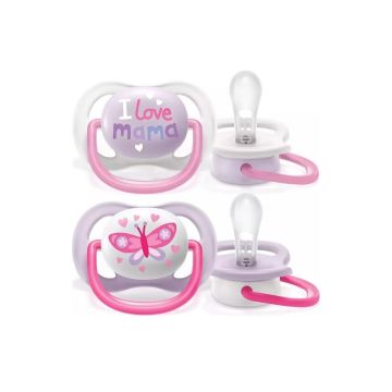 Avent Varalica  orthod 0-6m 2 kom za devojcice
